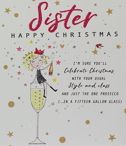 *Sister 7x6 - Girl And Prosecco Poem