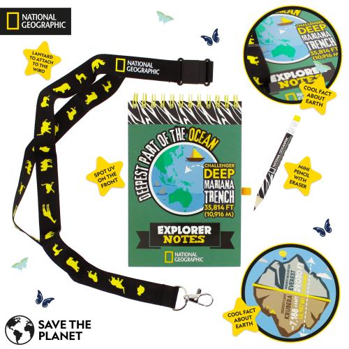 *National Geog - Lanyard Notebook