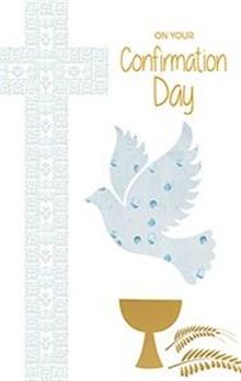 *Boy 8x5 - Blue Dove & Cross